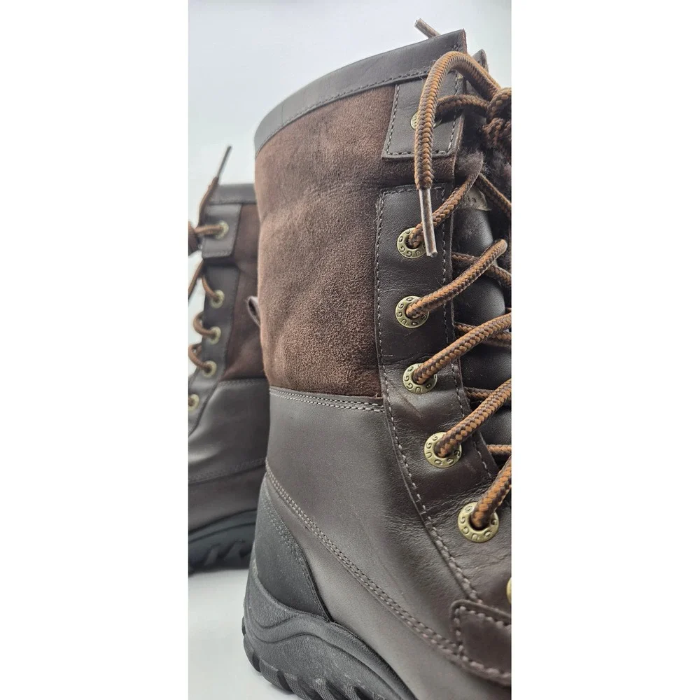 UGG Adirondack II Womens Boots Size 9 Brown Waterproof Leather Vibram 5446